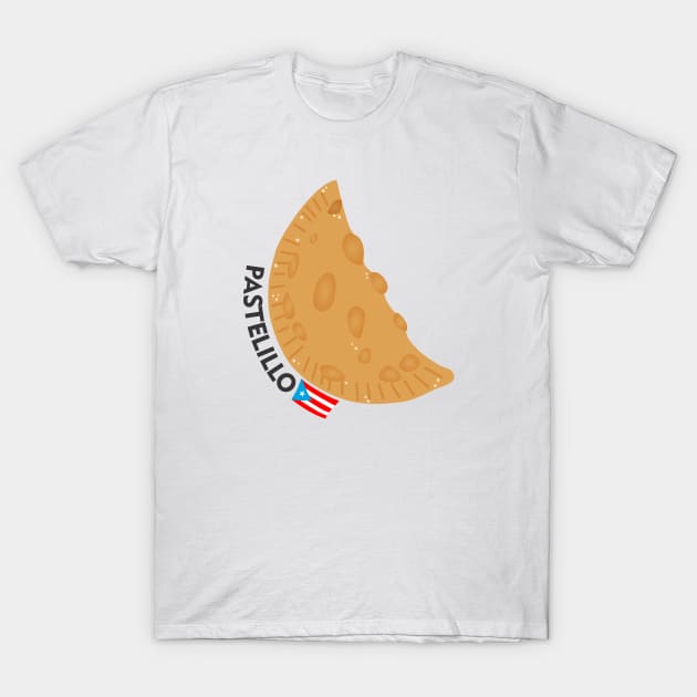 Puerto Rican Street Food Pastelillo T-Shirt by bydarling